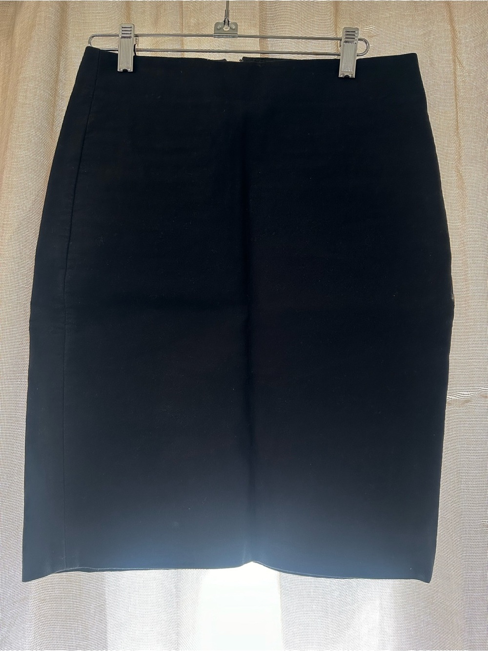 J Crew Size 0 Classic Black Women's Pencil Skirt